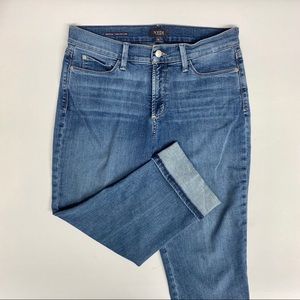 NYDJ Dayla Wide Cuff Capris, Sz 10